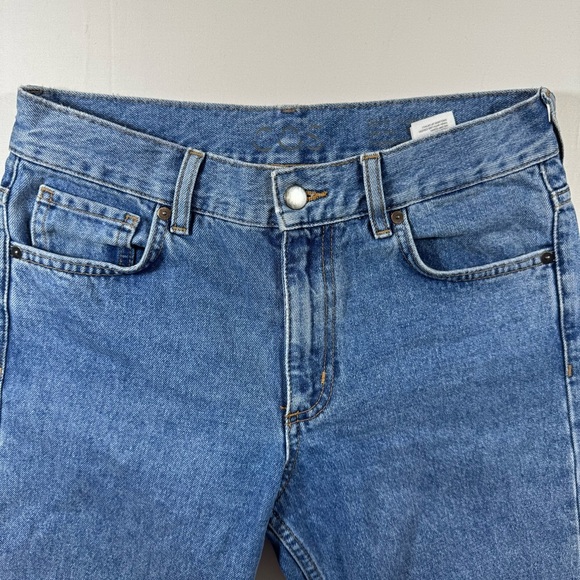 COS Slim Fit Low Rise Cropped Jeans Women’s Size 26 Blue Cotton Denim - Picture 5 of 12
